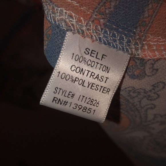 Oddy Button Down Top M - Picture 9 of 9